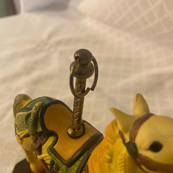 1989 Impulse Giftware Reproduction Charles Carmel 1913 Horse Musical Figurine - Picture 8 of 9